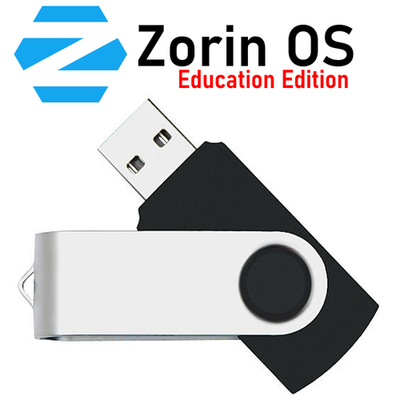 Zorin OS Education Secure Educational Easy to Use OS Bootable USB Try+Install