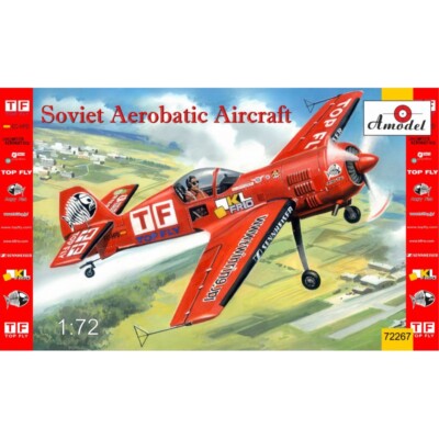Amodel 72267 Plastic model airplane kit Scale 1:72 Sukhoi Su-26 Soviet aerobatic