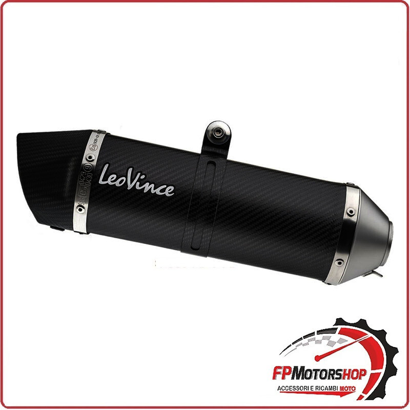 TERMINALE DI SCARICO COMPLETO CARBON PER YAMAHA MT-125 21-23 LEOVINCE 14366EK