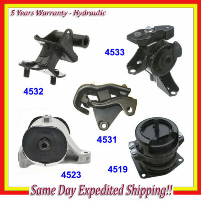 Engine & Trans Motor Mount For 2006-2008 Honda Pilot 3.5L 4WD Full Set 5PCS M325