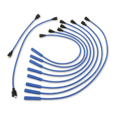 Taylor Plug Wire Set 64671; High Energy 8mm Blue Straight for Chrysler 318-360
