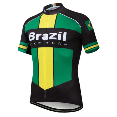 Cycling Jersey Brazil MTB Top Bike Bicycle Shirt Road Ride Wear Sports Clothes