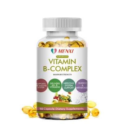 Vitamin B Complex Capsules Support Energy Metabolism Antioxidant General Health