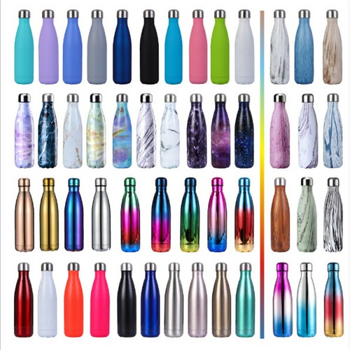 Edelstahl Thermosflasche Isolierflasche Kalt Heiß Trink Gym Flasche Thermoskanne