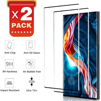 For Samsung Galaxy S10 S9 Plus Note 10 S10 S8+ Tempered Glass Screen Protector