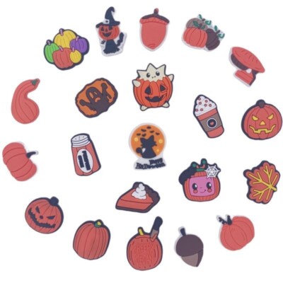 35 Pcs Halloween Horror Movie Cartoon Croc Shoe Charms,  Shoes Accesories