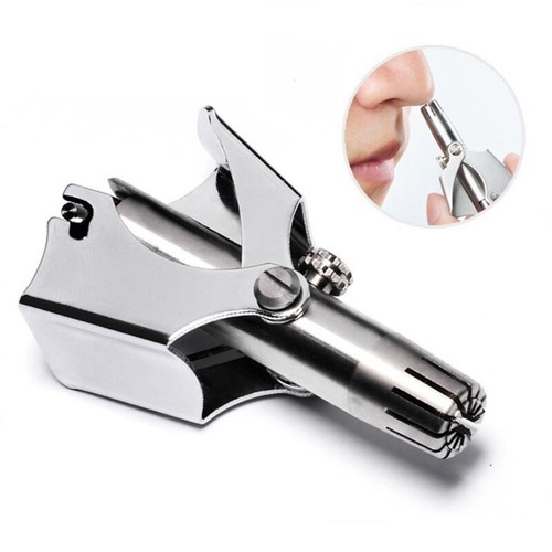 Stainless Steel Manual Nose Trimmer Shaving Nose Ear Hair Face Care Man Washa-ac