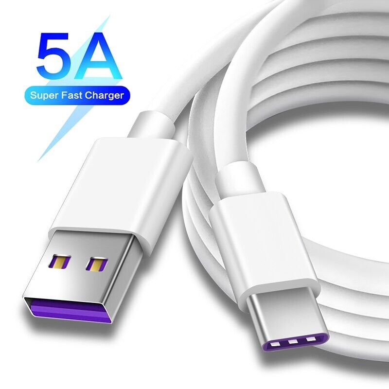 Câble USB de type C, rapide xiaomi, samsung, note, usb-c 5A