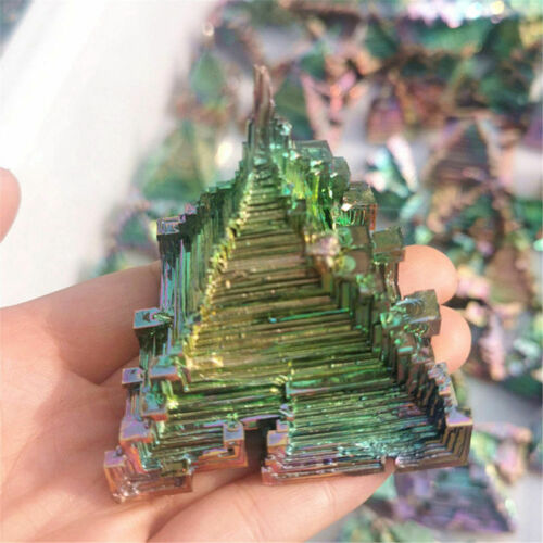 70g Natural Rainbow Titanium Bismuth Quartz Crystal Specimen Mineral Rock Stone