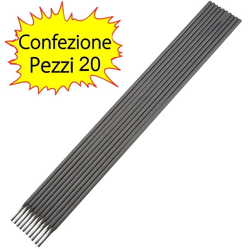 Set 20 Pezzi Elettrodi Saldatura Acciaio Inossidabile Inox 3.2x350mm Saldare dfh