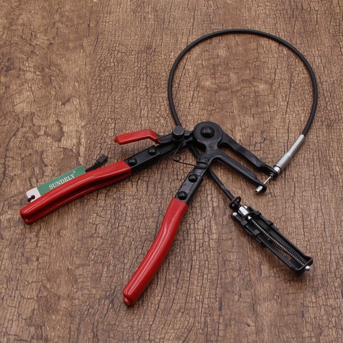 FLEXIBLE HOSE CLAMP remote cable operated pliers snap on clips eBay