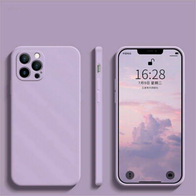 For iPhone 13 12 11 Pro Max X XS XR 8 Plus Silicone Case Camera Lens Cover Apple