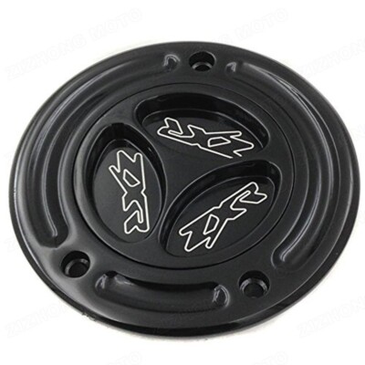 Fit for Kawasaki Ninja ZX6R/RR ZX9R ZX10R 2000-2010 Black Keyless Fuel Tank Caps