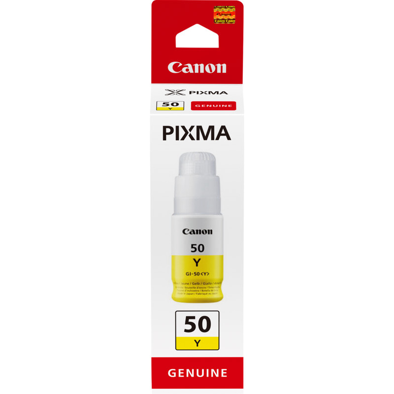 Original Canon Tinte Gi-50 Y Pixma G5050 G6050 G7050 Gm2050 Gm4040 Gm4050