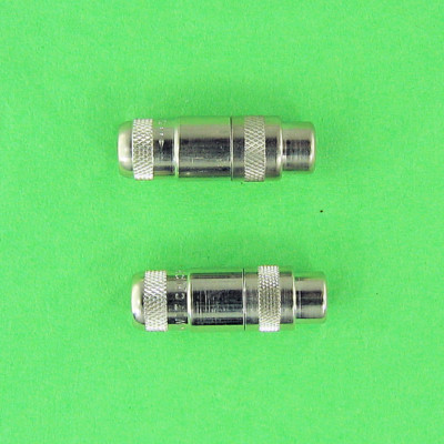 Heavy Duty Inline Metal RCA Female Jacks for Audio Video Cable, Crush Proof? 2ea