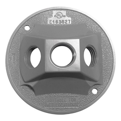 Sigma Engineered Solutions Round Die-Cast Metal 4.13 in. H X 4.13 in. W Lamphold