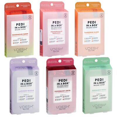 Voesh Pedi In a Box Deluxe 4 Step Pedicure kit - Mix Of 6 Scents #2