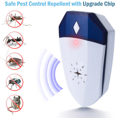 Pest Reject Ultrasonic Repeller Home Bed Bug Mites Spider Defender Roaches