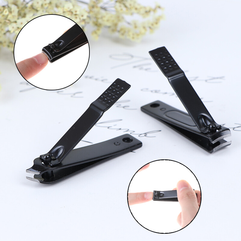 Professional Black Stainless Steel TOE Nail Cutter Nails Trimmer Clipper Mach`dr