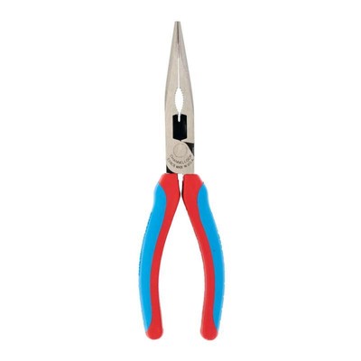 Wright Tool 9C318CB Long Nose XLT Leverage Code Blue Plier Side Cutter - 8 Inch