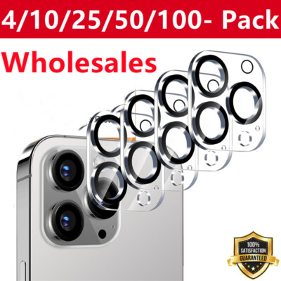 Wholesale LOT Camera Lens Protector for iPhone 15 Pro Max 15 14 13 12 11