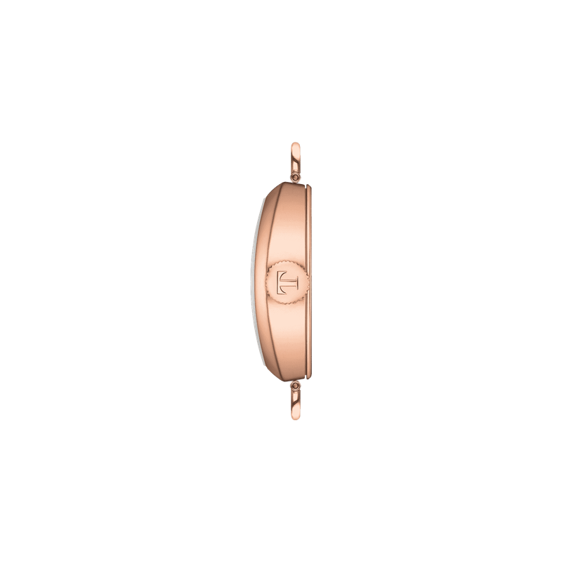 Pre-owned Tissot Heritage Mechanical White Dial Rose Gold Women's Swiss Watch