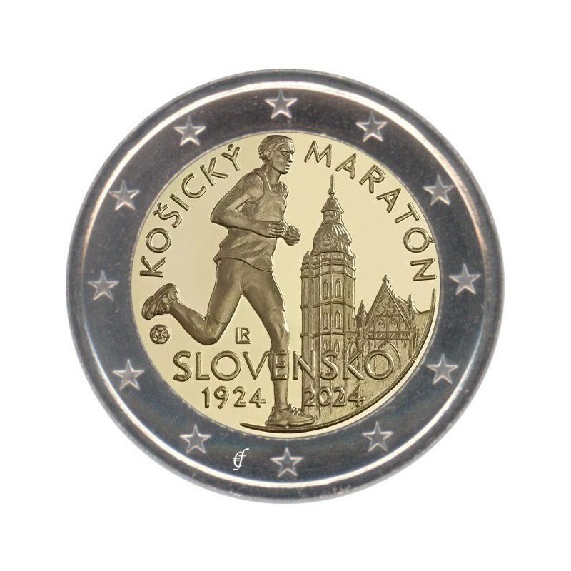 Slovaquie 2 Euro 100 Ans Du Marathon De Kosice 2024