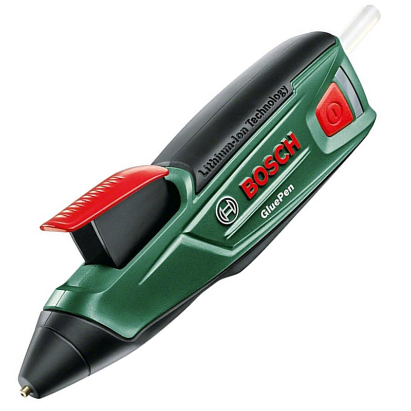 BOSCH AKKU Heißklebepistole GluePen Micro USB Ladgerät 4x Kleber Ultrapower 3,6V