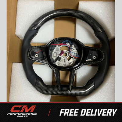 BMW 1 Series F40 M Performance Heated Leather Carbon Fibre Steering Wheel