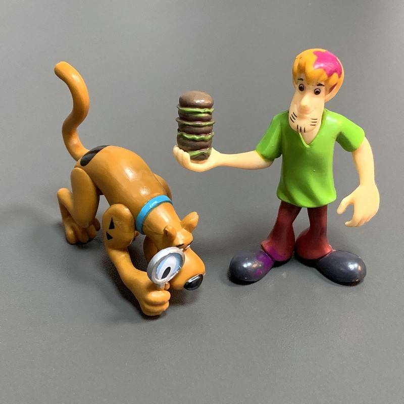 Random 10 Pcs Scooby Doo Shaggy & Dog Classic 2.5" Figures ScoobyDoo