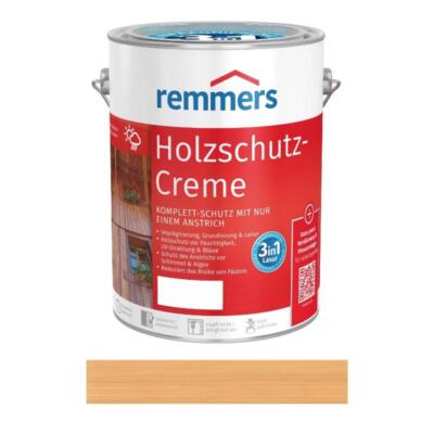 Remmers Holzschutz-Creme Farblos 5 Liter Holz Lasur für Außen NEUWARE