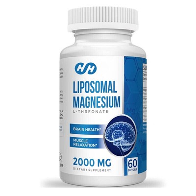 Liposome Magnesium Vitamin D3 K2 60 Capsules