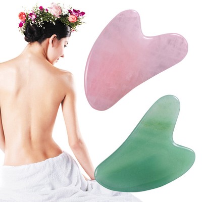 1 x  Gesicht Massage Natürlicher Stein Board Face Gua Sha für Gesicht Arm Bein
