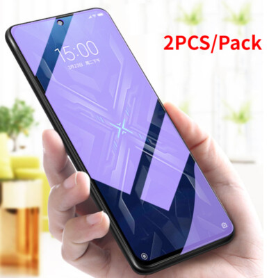 2PCS Xiaomi Black Shark 4 4S 4 Pro Anti Blue Ray Tempered Glass Screen Protector