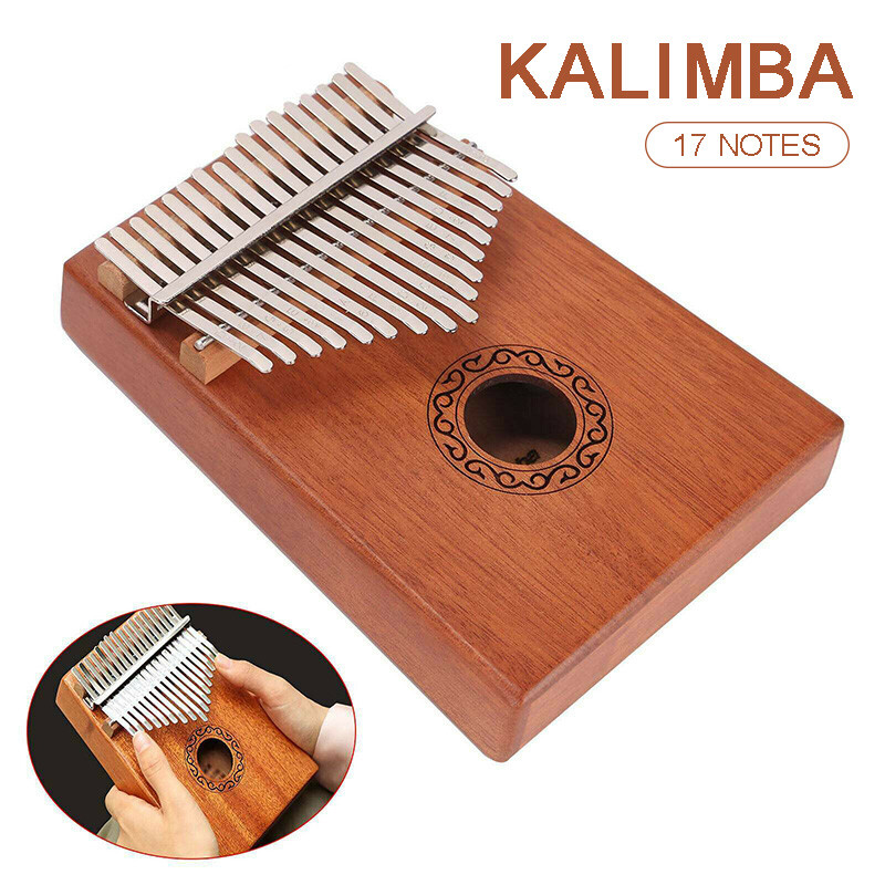 Kalimba Daumenklavier 17 Tasten Marimbaphone Thumb Piano für Kinder Erwachsene