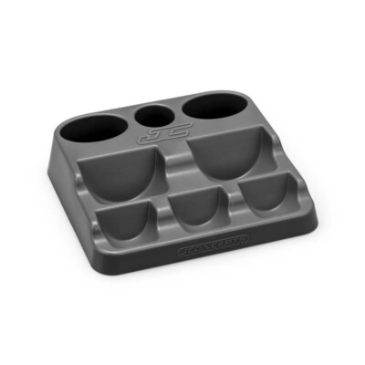 JConcepts Fluids & Grease Holding Station (Gray) - JCO2803-8
