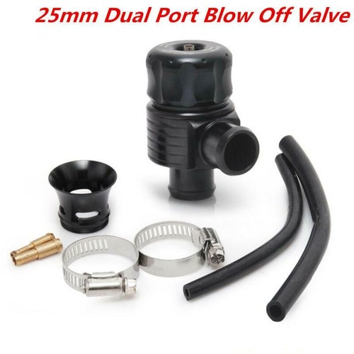 Twin Chamber Blow Off Valve 本体 25mm Universal Car Dual Port Blow Off Turbo Bov Valve Diverter