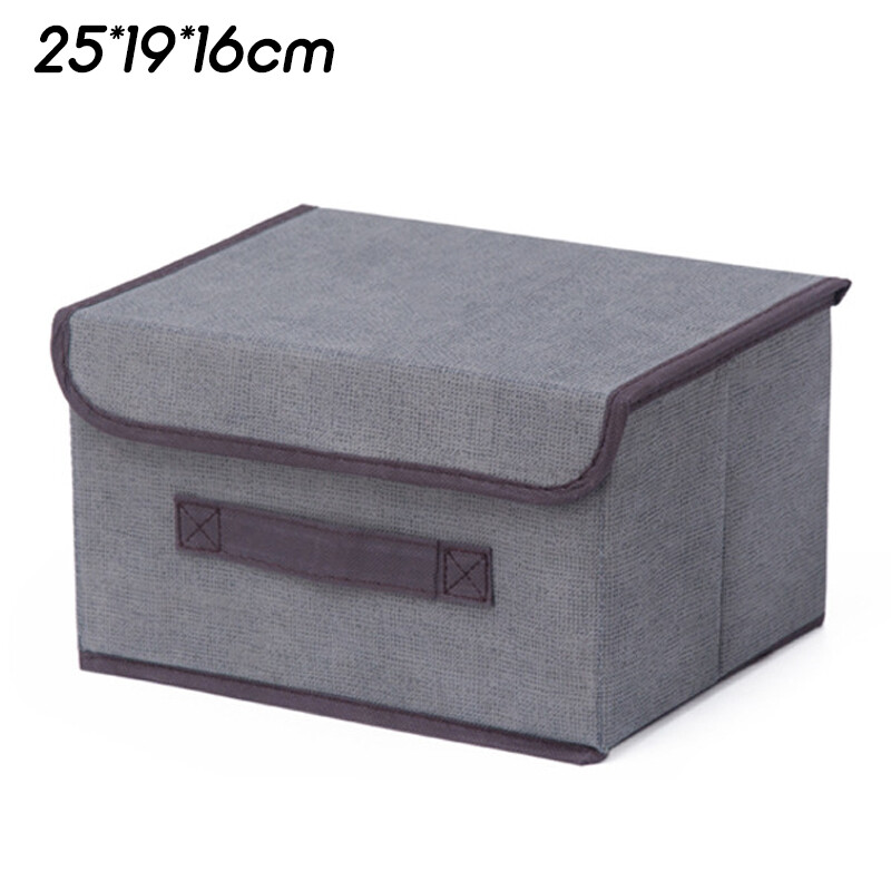 Faltbare Aufbewahrungsboxen Spielkiste mit Flip Regalkorb Organizer