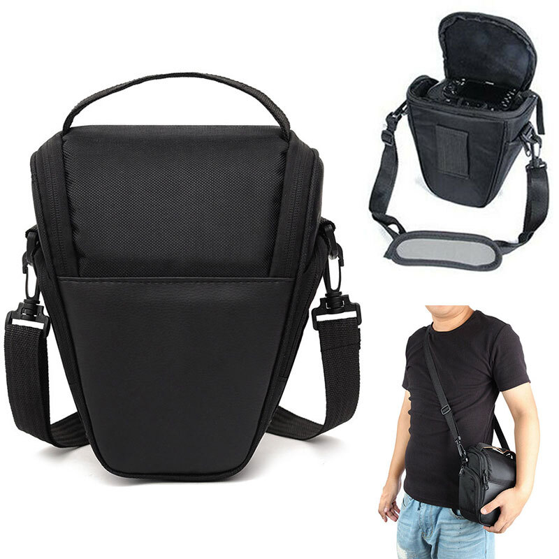Nylon Shoulder Bag Case For Canon Nikon Dslr Digital