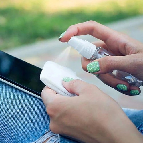 30/60ML Travel Spray Bottle Plastic Transparent Perfume Empty Atomizer USA