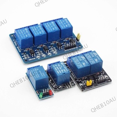 1/2/4/8ch DC 5V 12V Relay Module Board With Optocoupler 2 4 8 way Automation 17H