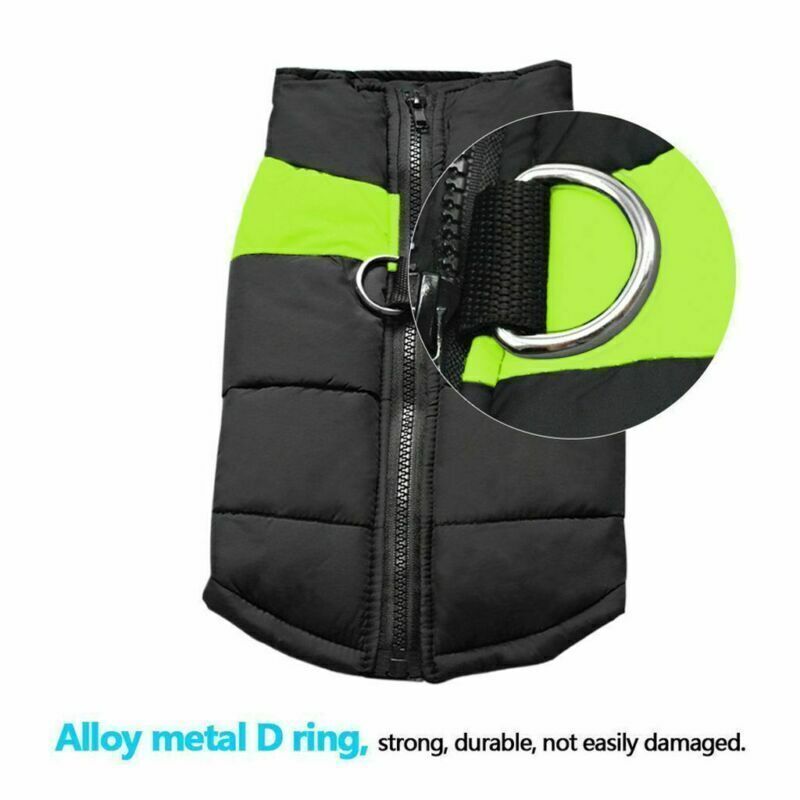 Waterproof Pet Dog Vest Jacket Winter Warm Padded Coat Small Large Puppy Clothes