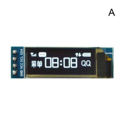NEW IC I2C 0.91inch 128x32 Blue OLED LCD Display Module 3.3 A0A9 5v For PIC