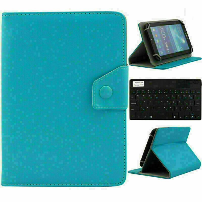 For Samsung Tab A7 S2 S3 A E T500 Universal Tablet Keyboard Leather Case Cover