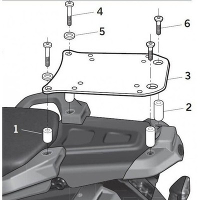 SHAD Top Master Montagesatz - passend für Yamaha