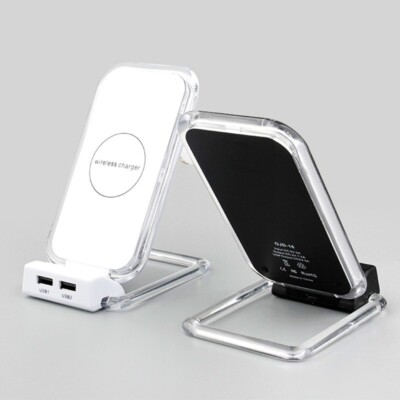 Wireless fast charger for Samsung Galaxy iPhone cell phones Ambient light
