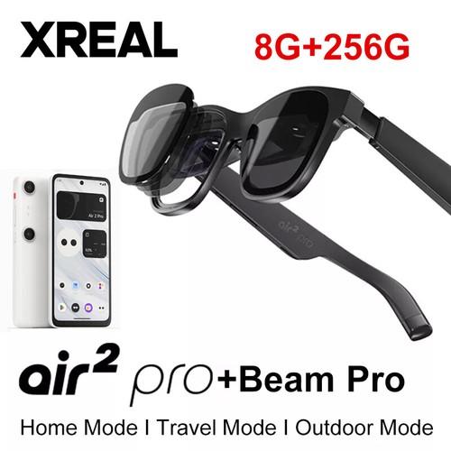 Xreal Air2 Pro Smart AR Glasses w/ Beam Pro 8G+256G Spatial
