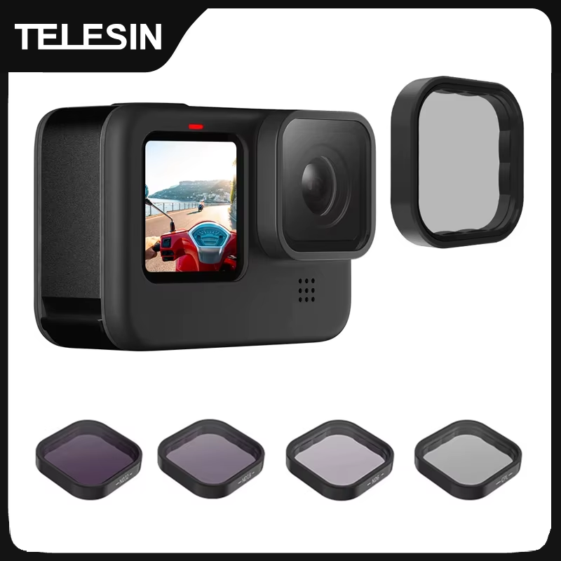 ND8 ND16 ND32 CPL Lens Filter Set Aluminium Alloy Frame for GoPro 12 Hero 12 11