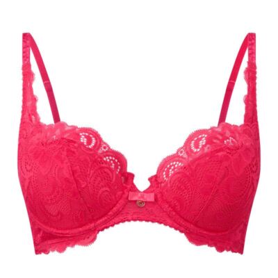 Gossard Lingerie Gypsy Padded Balcony Bra Rouge Red 11115