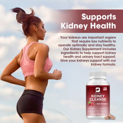 Kidney Support Capsules Kidney Cleanse Detox Kidney Health Support Supplement